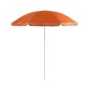 Custom Logo Beach Umbrella Orange